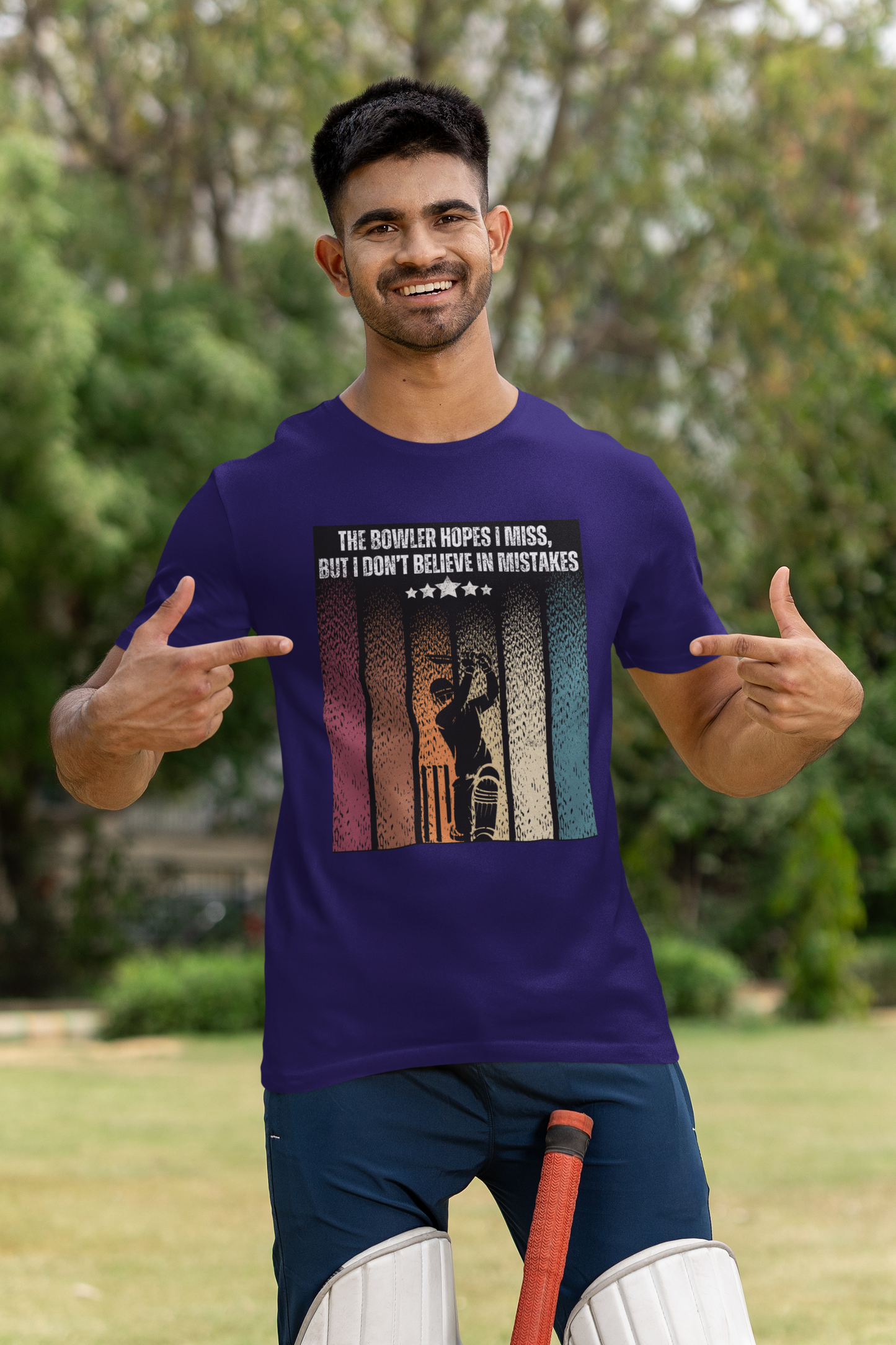 I Don't Believe in Mistakes - Cricket Roundneck T-Shirt